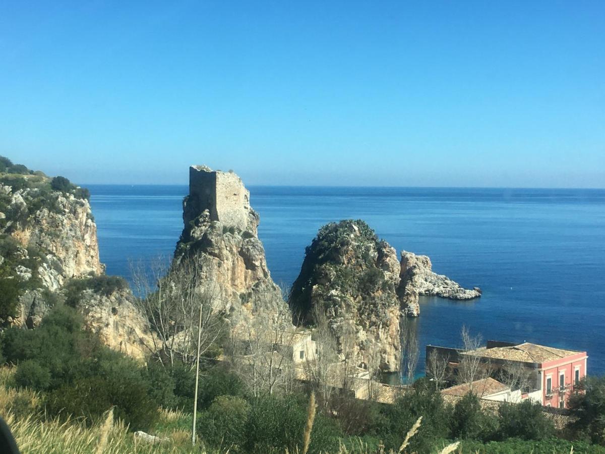 Cala rossa Castellammare del Golfo Exterior foto